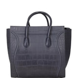 Celine Phantom Luggage Tote Medium Croc-Embossed