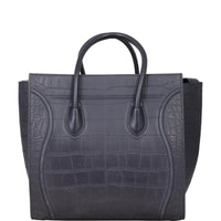 Celine Phantom Luggage Tote Medium Croc-Embossed