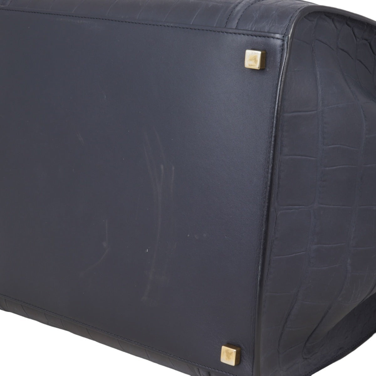 Celine Phantom Luggage Tote Medium Croc-Embossed