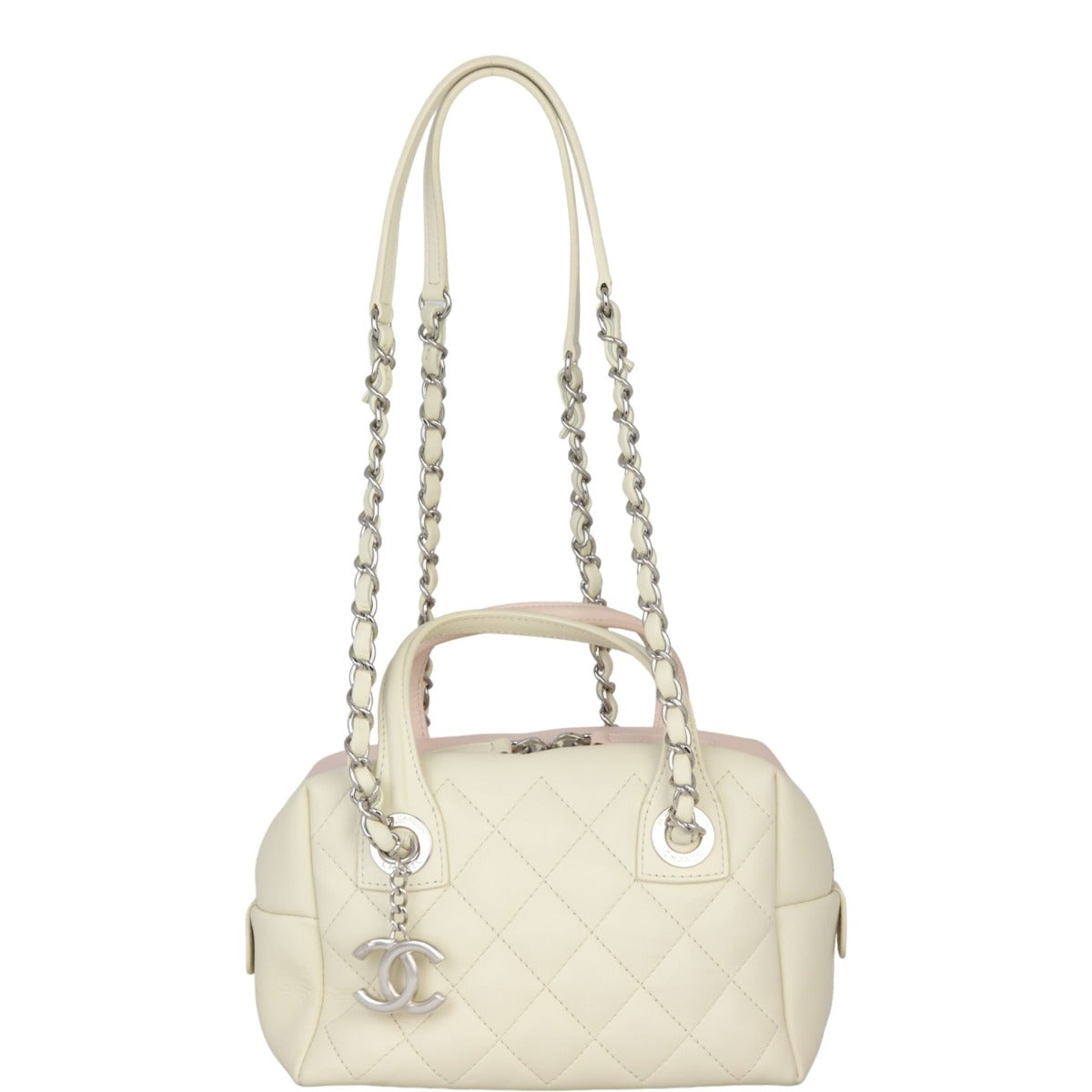 Chanel Feather Weight Bowling Bag Mini