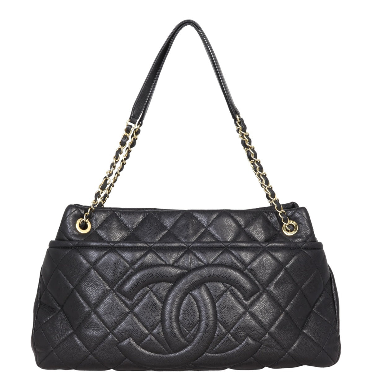 Chanel CC Timeless Shopping Tote | Black Diamond