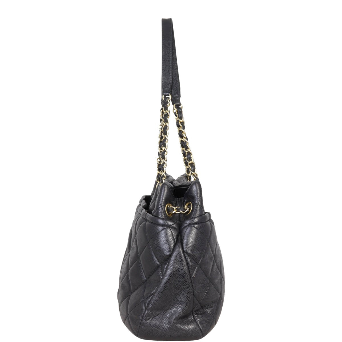 Chanel CC Timeless Shopping Tote | Black Diamond