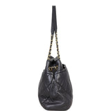 Chanel CC Timeless Shopping Tote | Black Diamond