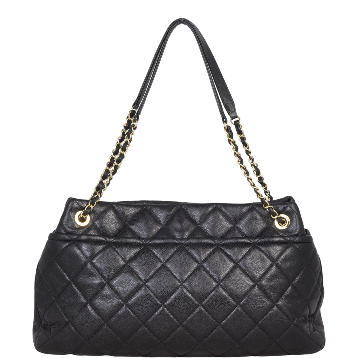 Chanel CC Timeless Shopping Tote | Black Diamond
