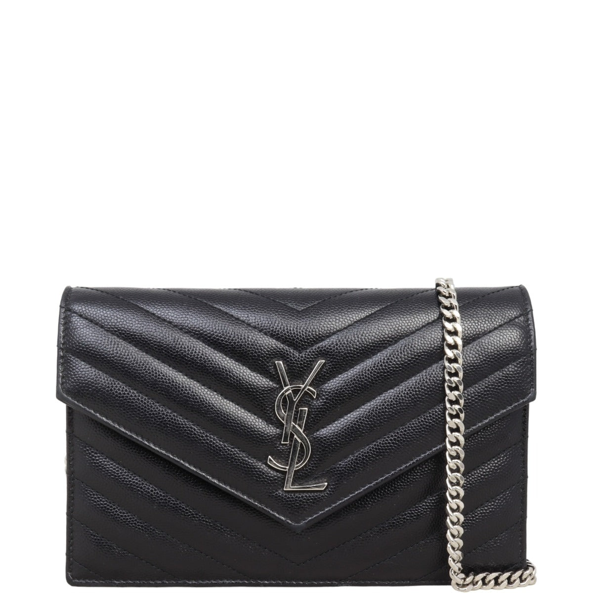 Saint Laurent Cassandre Envelope Chain Wallet