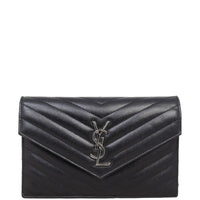 Saint Laurent Cassandre Envelope Chain Wallet