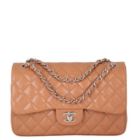 Chanel Classic Double Flap Jumbo | Caramel Brown