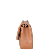 Chanel Classic Double Flap Jumbo | Caramel Brown