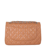 Chanel Classic Double Flap Jumbo | Caramel Brown