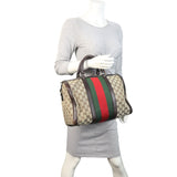 Gucci Vintage Web Original GG Boston Bag Medium