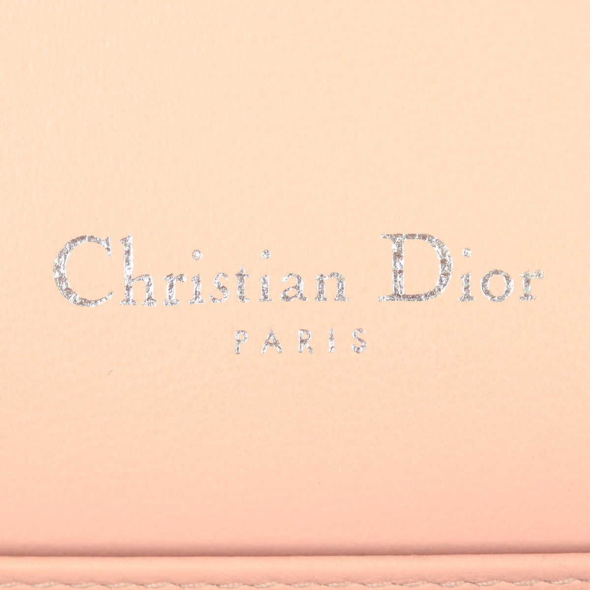 Dior Lady Dior Patent Cannage Pouch Interior Stamp