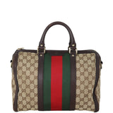 Gucci Vintage Web Original GG Boston Bag Medium