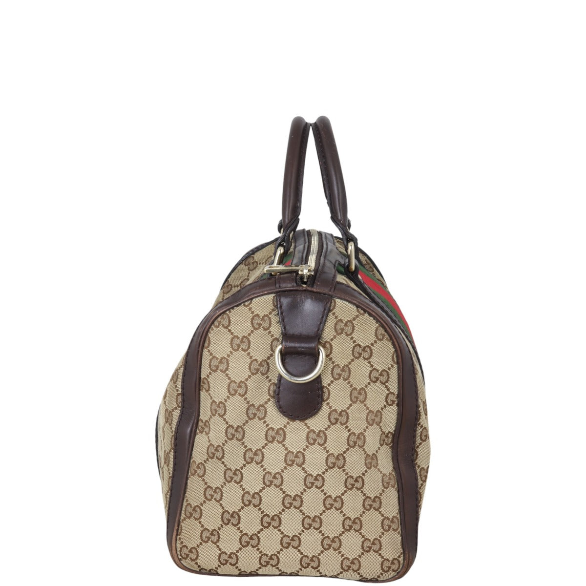 Gucci Vintage Web Original GG Boston Bag Medium