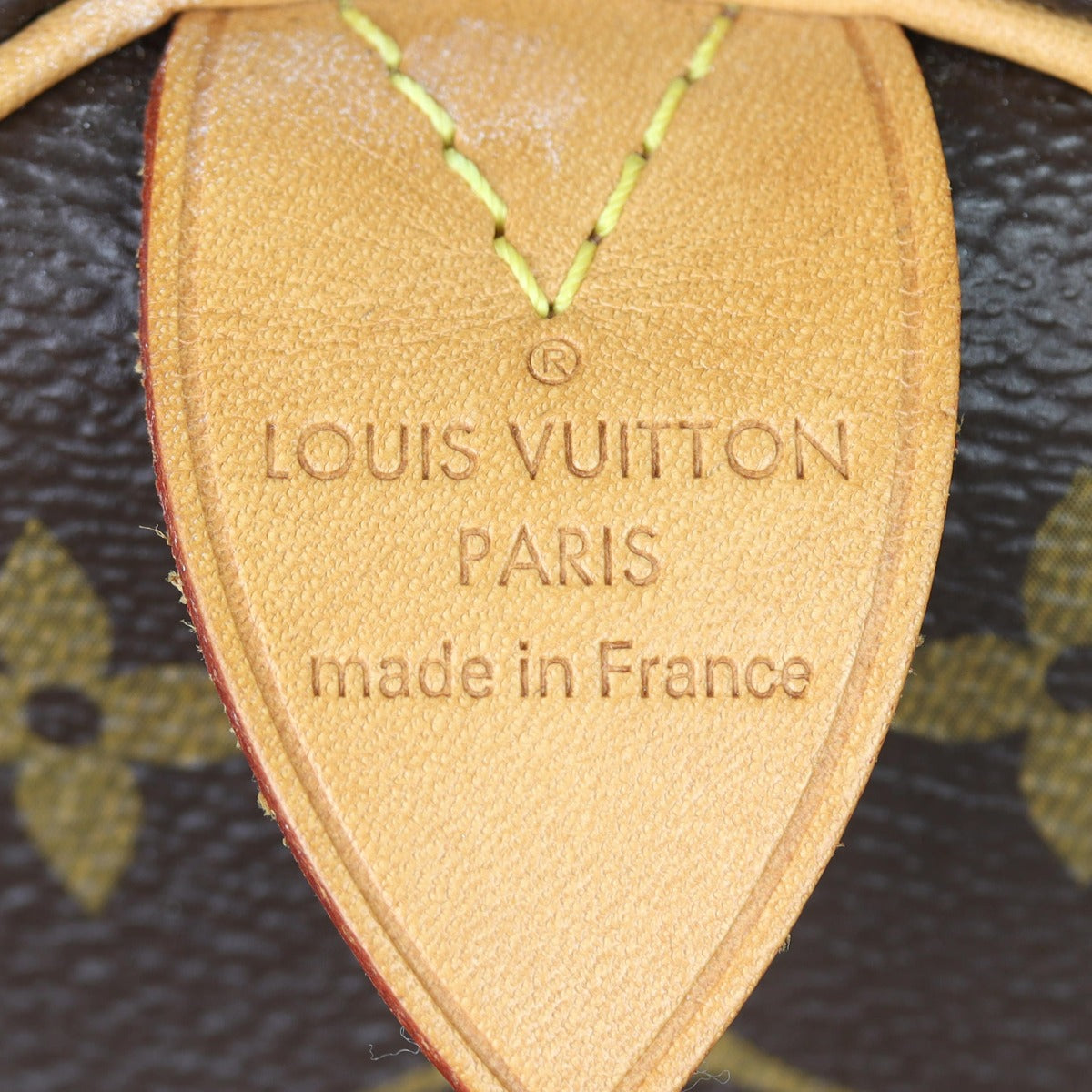 Louis Vuitton Speedy 25 Monogram Stamp