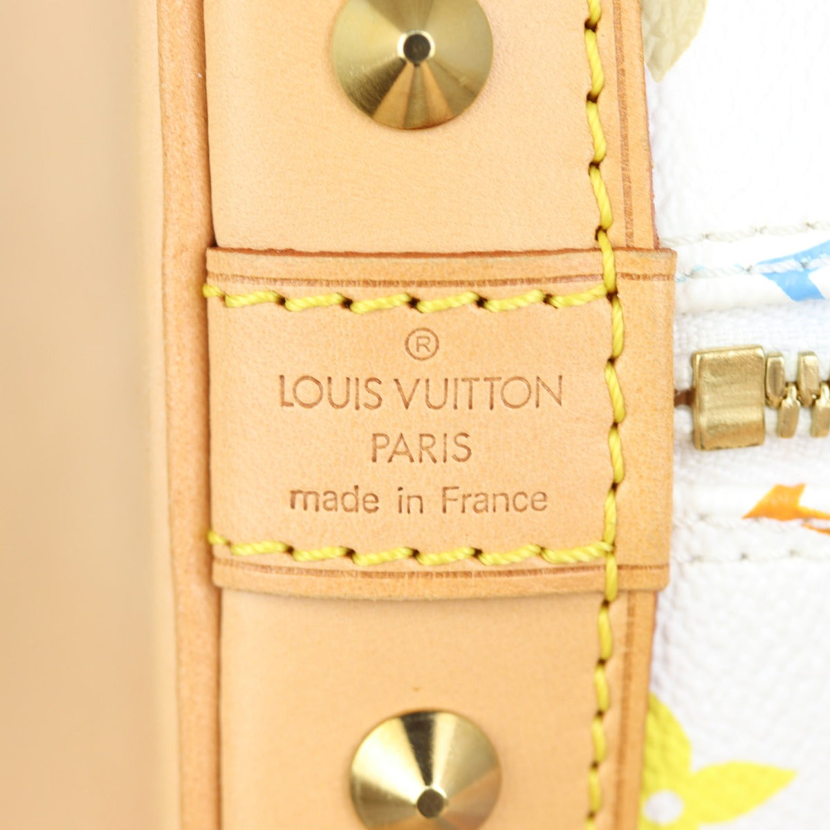 Louis Vuitton Alma PM Multicolore Interior Stamp