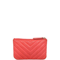 Chanel Classic O-Case Mini Chevron | Red
