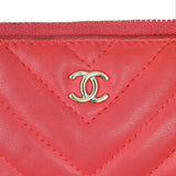 Chanel Classic O-Case Mini Chevron | Red