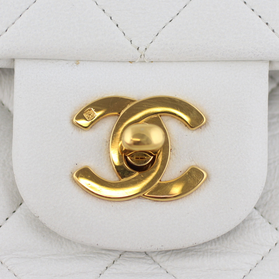 Chanel Vintage Classic Double Flap Medium Turn Lock
