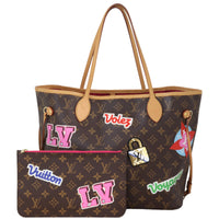 Louis Vuitton Neverfull MM Monogram Patches