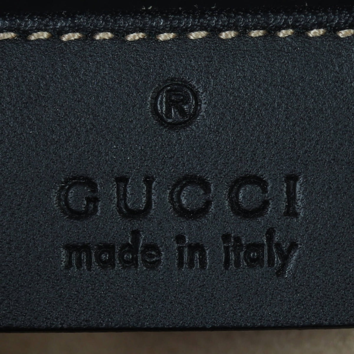 Gucci GG Padlock Small Shoulder Bag Interior Stamp