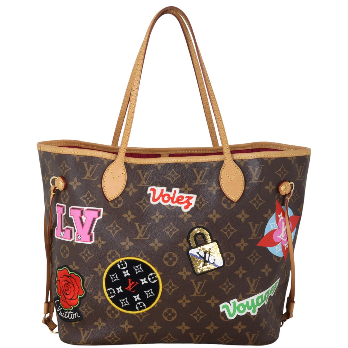 Louis Vuitton Neverfull MM Monogram Patches
