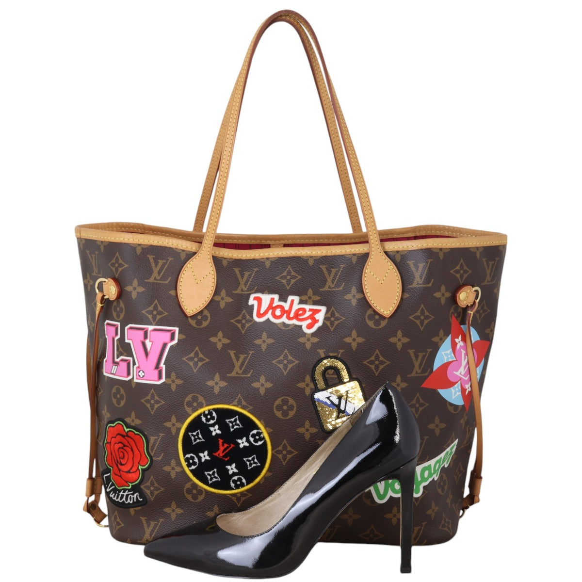 Louis Vuitton Neverfull MM Monogram Patches