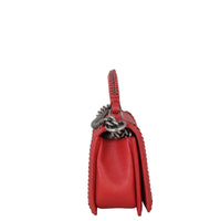 Chanel Boy Paris-Rome Chain Top Handle Old Medium | Red