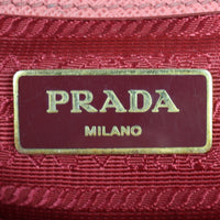 Prada Saffiano Lux Galleria Double Zip Tote Small Interior Stamp