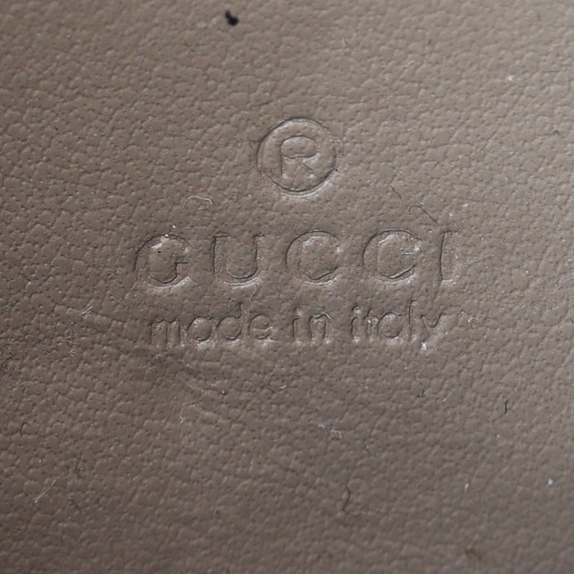 Gucci Dionysus GG Supreme Chain Wallet Interior Stamp