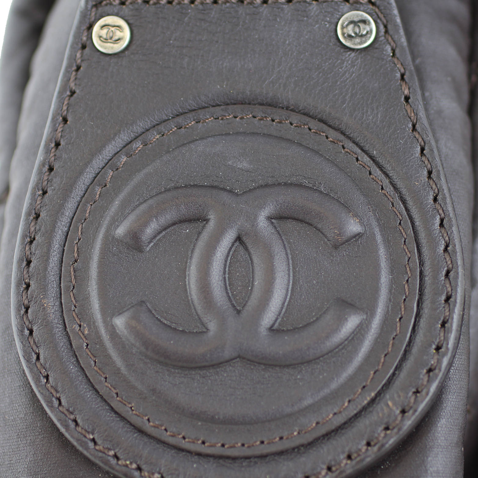 Chanel Expandable Messenger Bag stamps