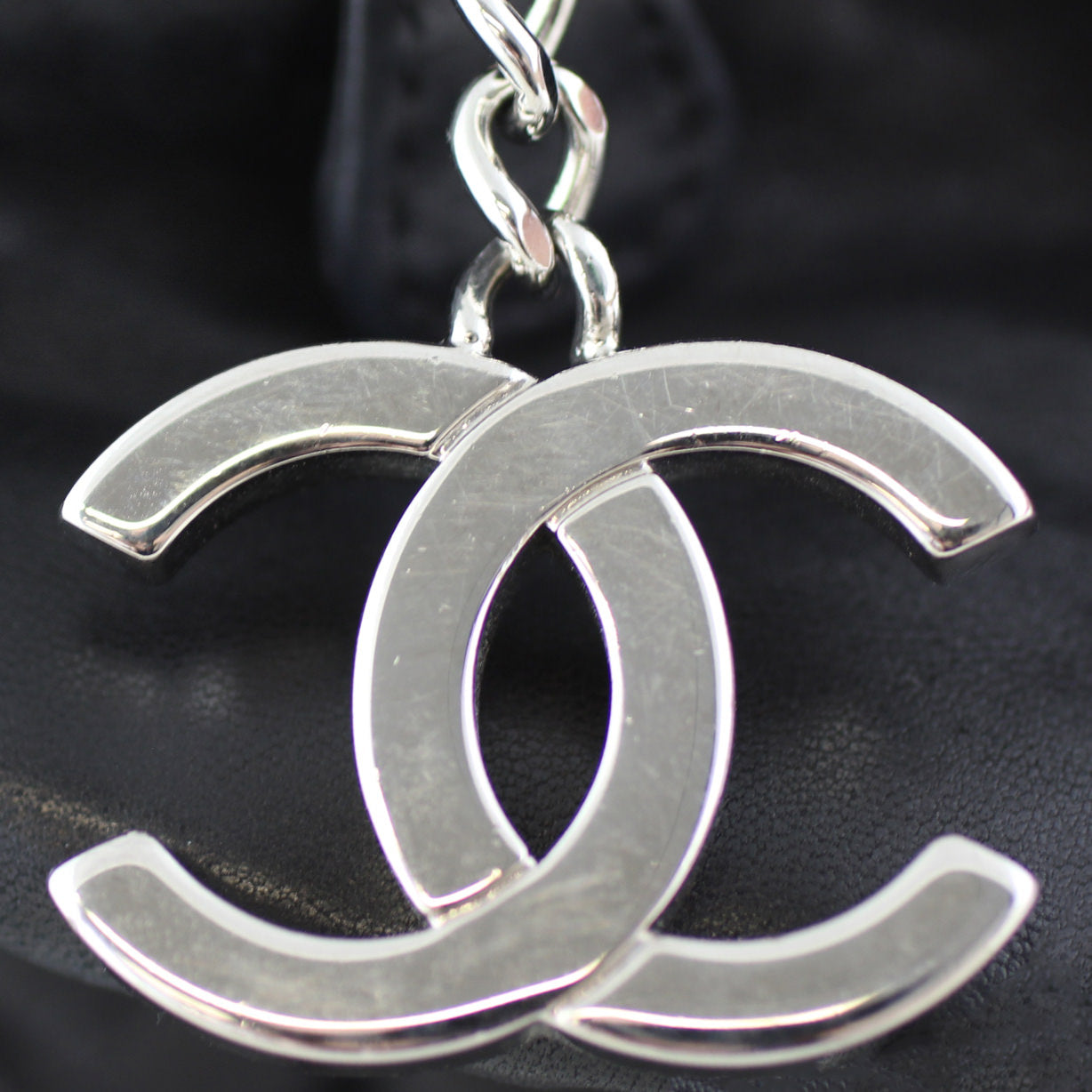 Chanel Diagonal Zip Bowler Bag hardware