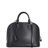 Louis Vuitton Alma PM Epi With Strap | Black SHW