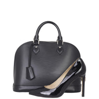 Louis Vuitton Alma PM Epi With Strap | Black SHW