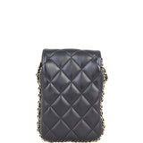 Chanel Phone Holder with Pearl Chain