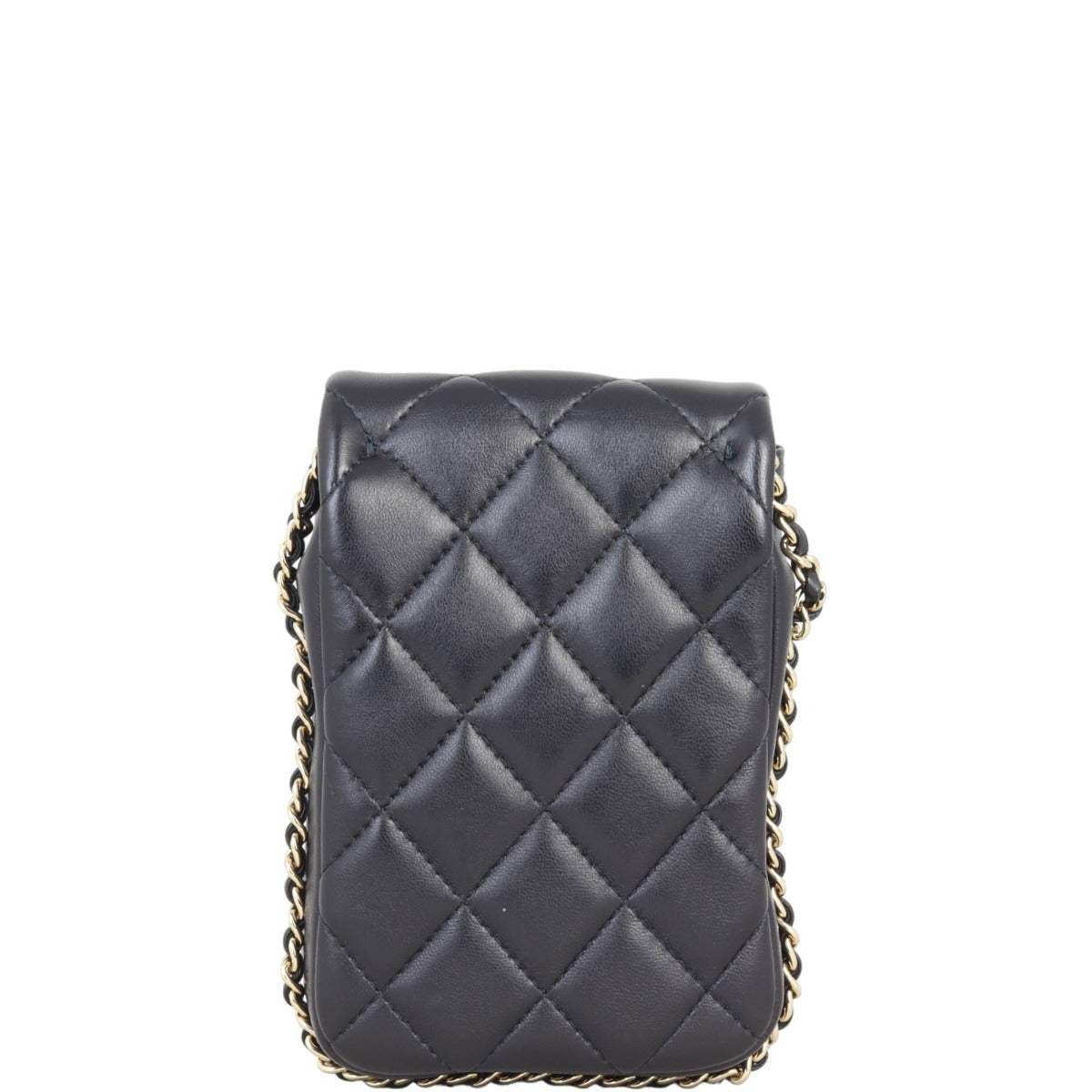 Chanel Phone Holder with Pearl Chain