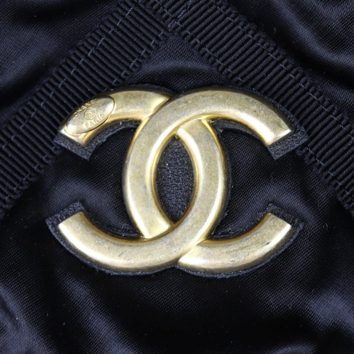 Chanel CC Nylon Maxi Shopping Tote Hardware