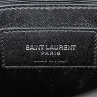 Saint Laurent Kate Tassel Chain Bag Small Croc-Embossed Interior Stamp