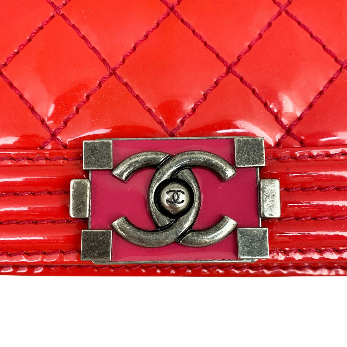 Chanel Boy Mini Patent Hardware
