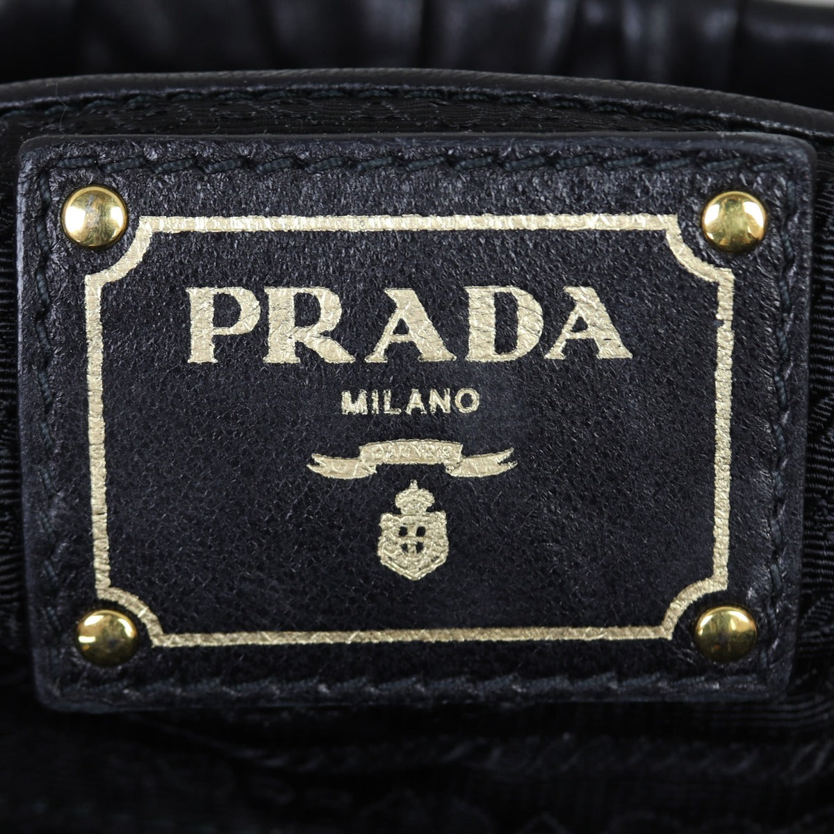 Prada Gaufre Tote Interior Stamp