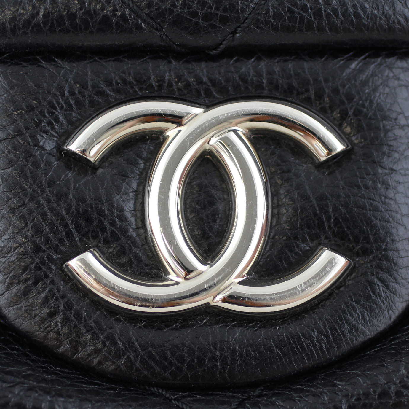 Chanel CC Top Handle Flap Bag hardware