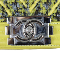 Chanel Boy Small Chevron Tweed Hardware
