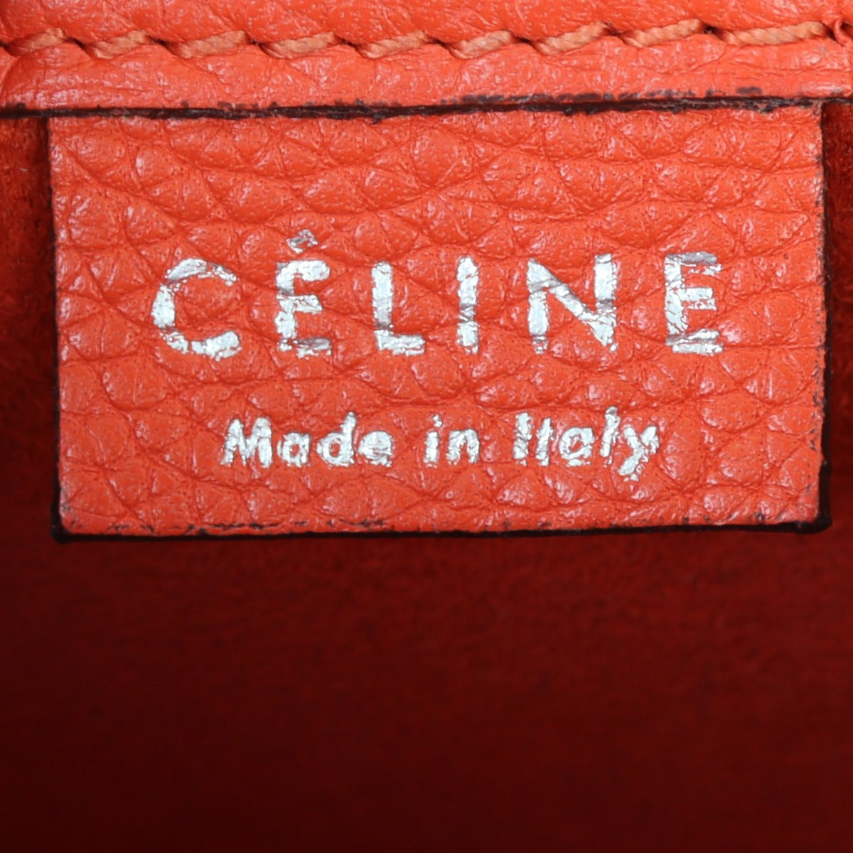 Celine Nano Luggage Tote Interior Stamp