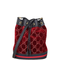 Gucci Ophidia GG Bucket Bag Velvet