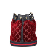 Gucci Ophidia GG Bucket Bag Velvet
