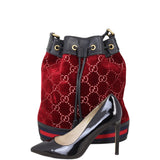 Gucci Ophidia GG Bucket Bag Velvet