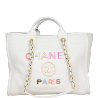 Chanel Deauville Leather Tote Medium