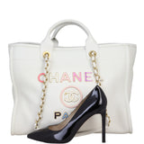 Chanel Deauville Leather Tote Medium