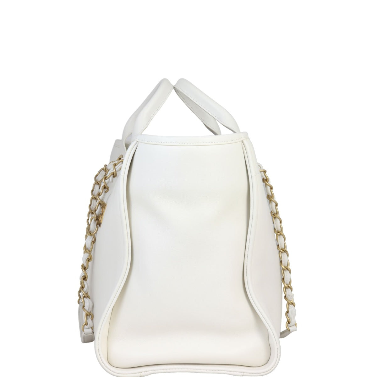 Chanel Deauville Leather Tote Medium