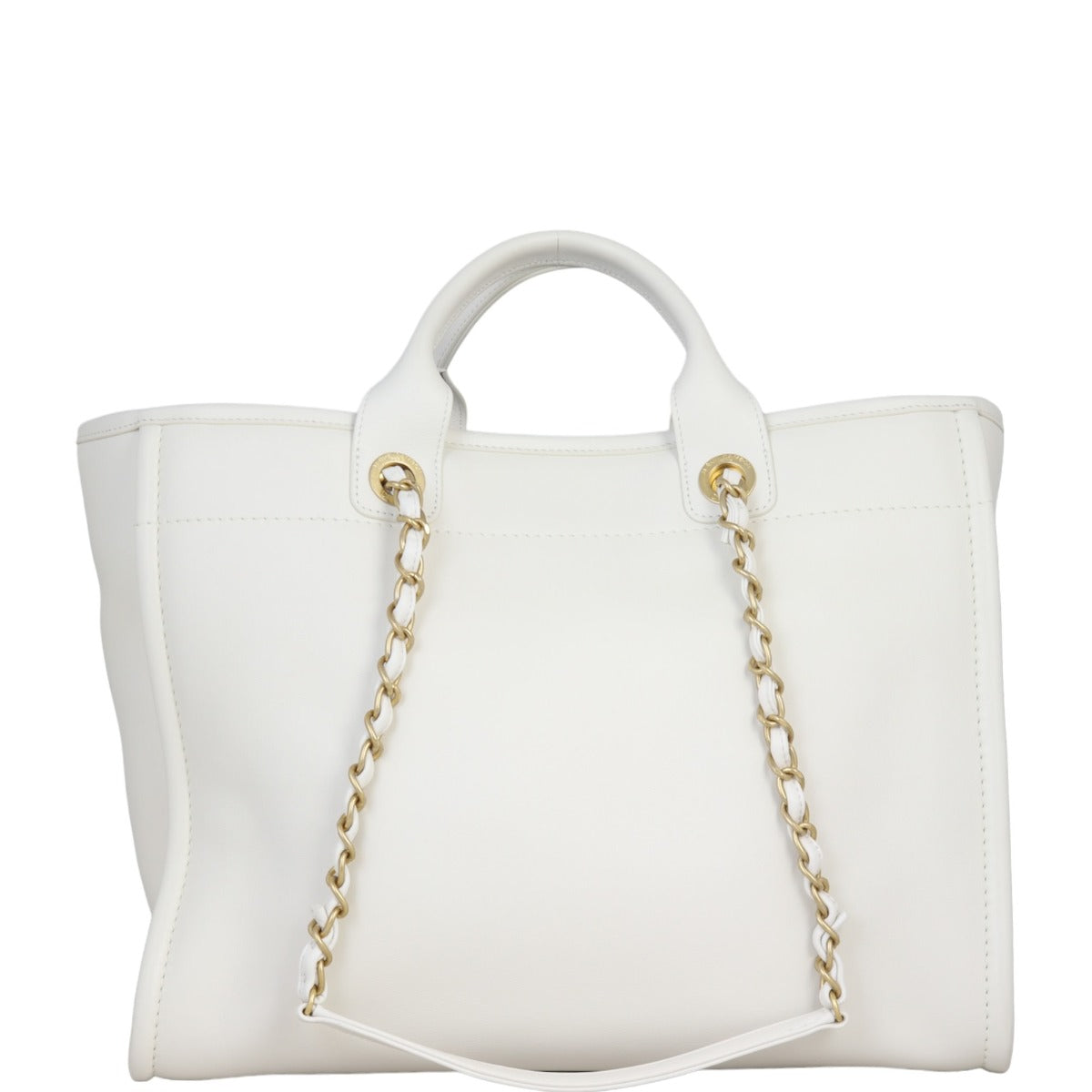 Chanel Deauville Leather Tote Medium