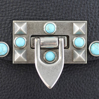 Valentino Rolling Rockstud Guitar Strap Crossbody clasp